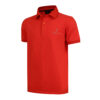 Inferis Distinction Polo Rood Productfoto Schuinvooraanzicht