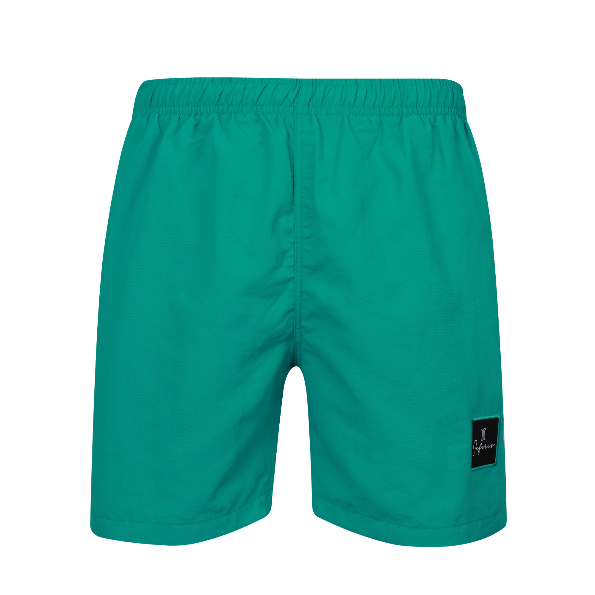 Inferis Driftline Swim Short. Groen. Voorkant